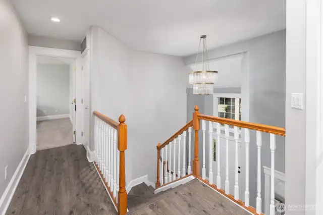 Upstairs landing