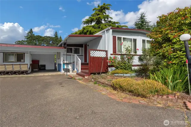 Front of Home With Covered Parking