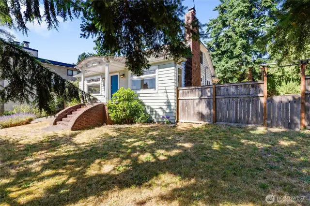 Extra large (2lots) fro maybe Detached Auxiliary Dwelling Unit (DADU) or other options.