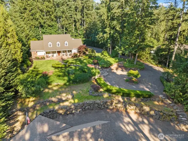As you approach via the circular driveway, prepare to be captivated.