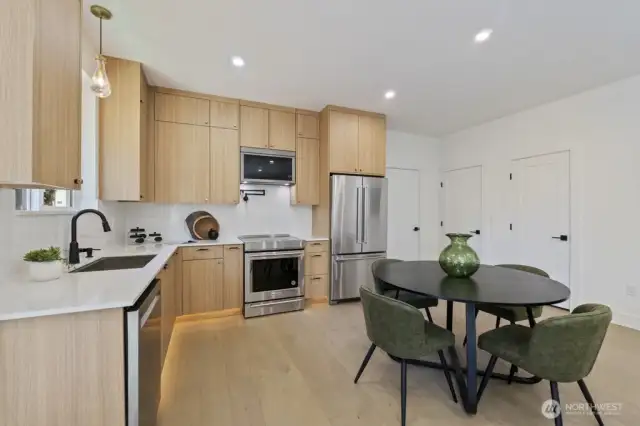 Kitchen and dinning open concept