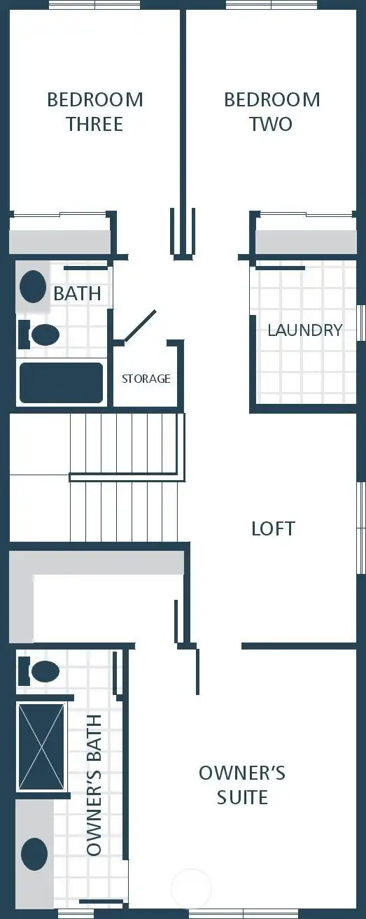 IMAGE IS A RENDERING Photographs are for illustrative purposes only. Features, finishes, interior/exterior colors, landscaping and floorplan shown may vary from actual homes built.