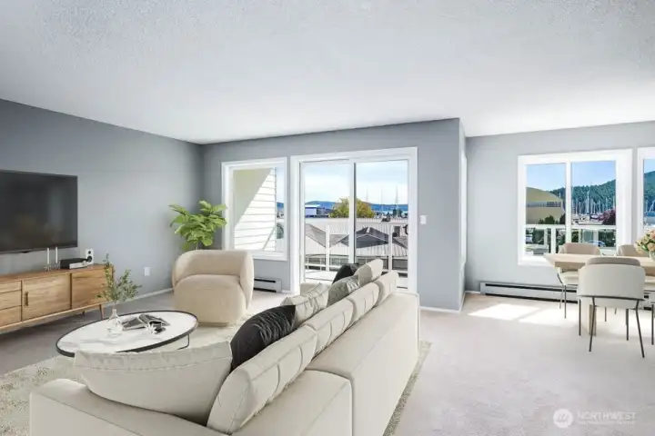 Views to the South over Burrows Bay