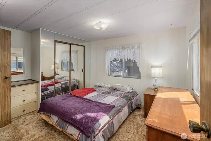 Primary Bedroom with large closet