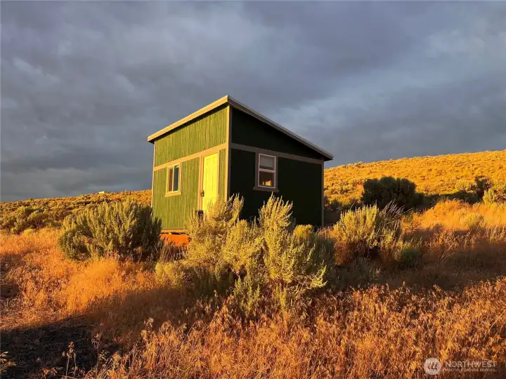 view from driveway side afternoon sun