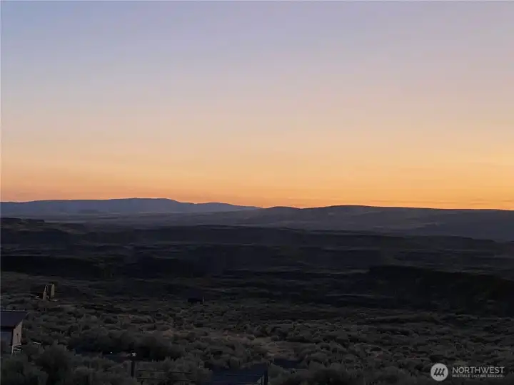 More west facing sunsets