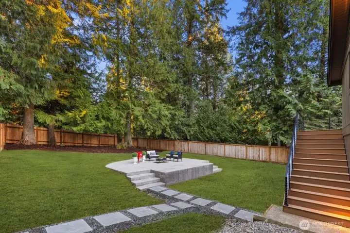 Fully Fenced Backyard