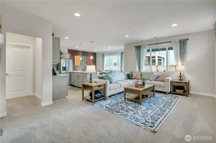 Open concept great room ~