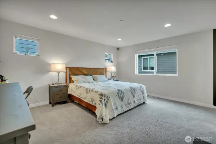 HUGE primary bedroom!