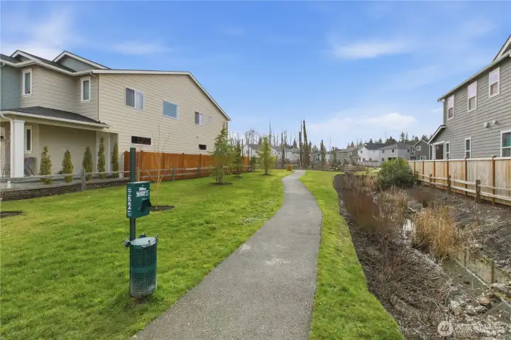 Walking path to the community's park ~