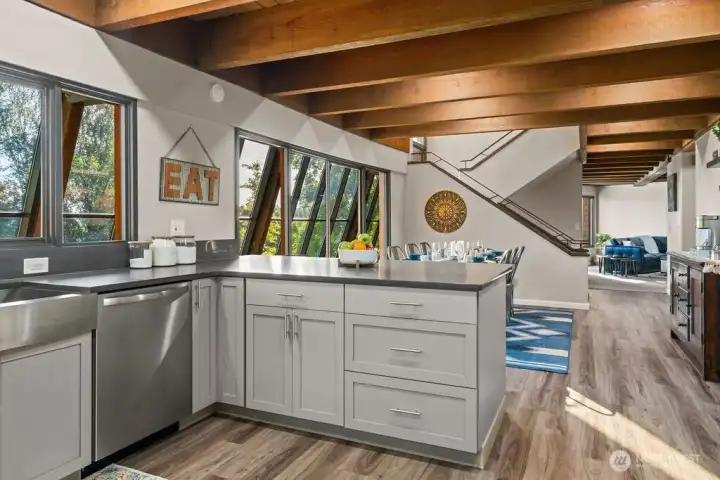 This beautifully designed home features inviting, open spaces that are perfectly tailored for entertaining guests and creating moments of gracious, comfortable living.