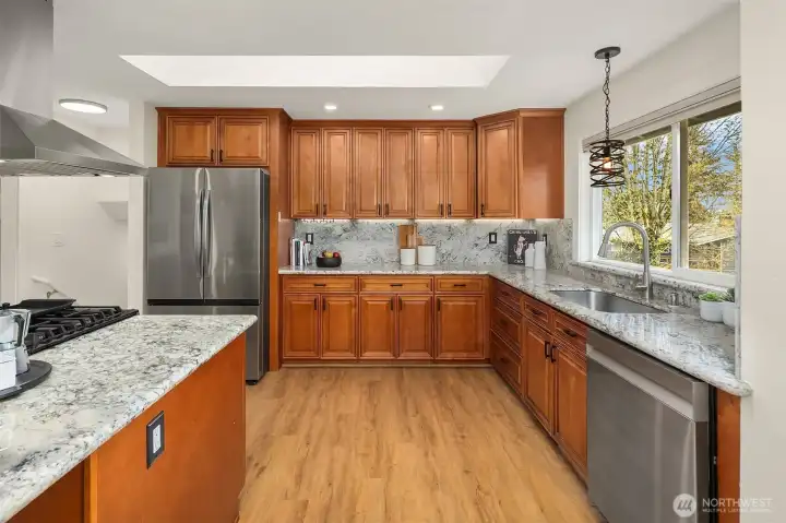 New fridge and dishwasher.