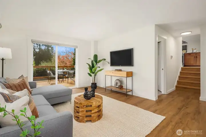 Great Rec room with its own slider to outside decks!