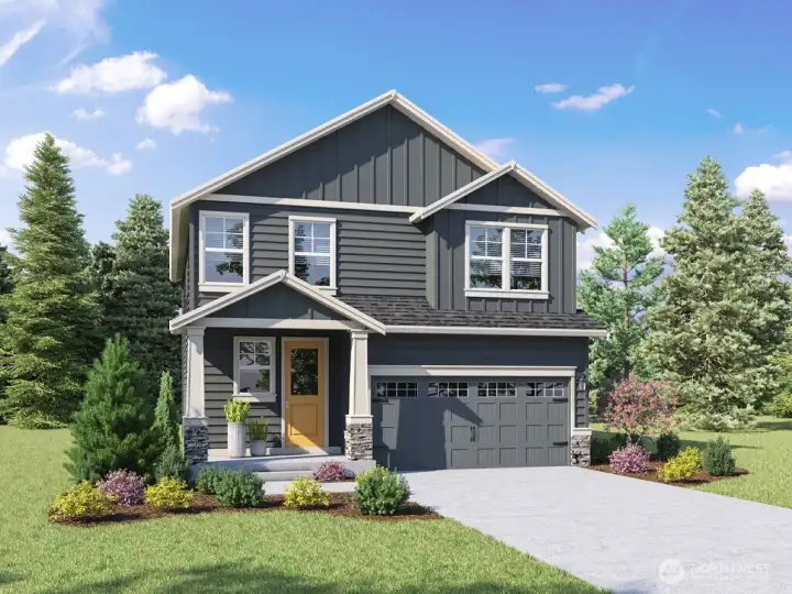 Hemlock elevation C Photo's are for representational purposes only. Colors and finishes may differ.