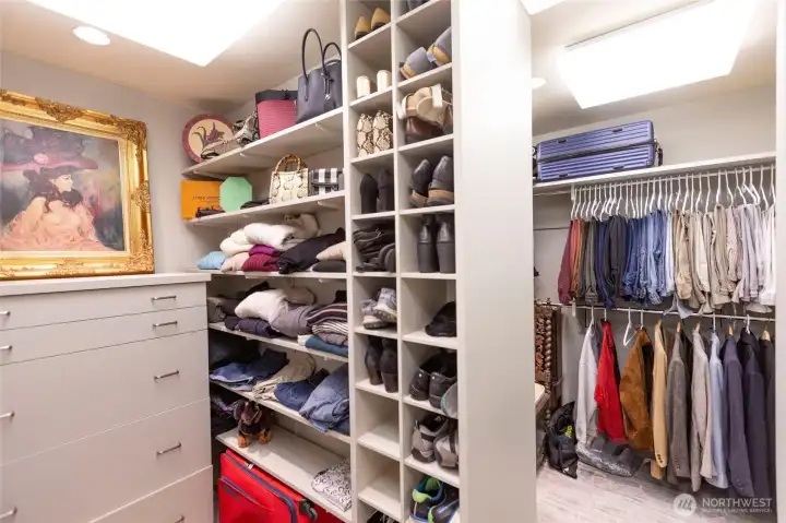 Main walk in closet