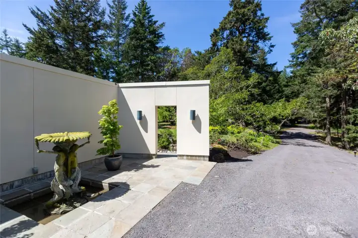 Entry from garage