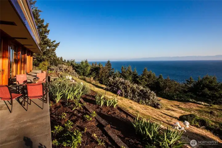 Relax on your deck with south facing views