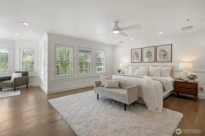 Retreat to the luxurious primary suite, your own private sanctuary.