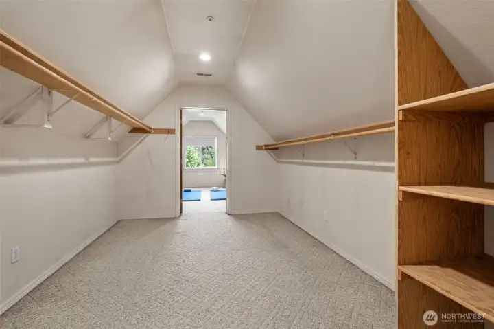 Because one walk-in closet is impressive—two are unforgettable.