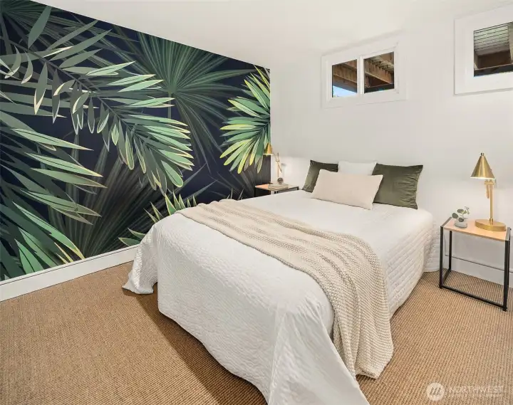 Lower level bedroom.