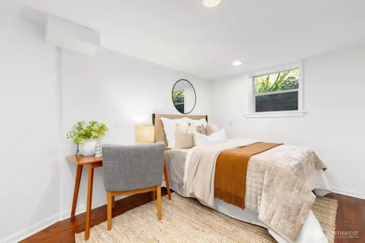 The third bedroom is non conforming but could accommodate an egress window! The third bedroom is non conforming but could accommodate an egress window!