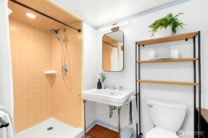 The 3/4 bath has a walk-in shower. The 3/4 bath has a walk-in shower.