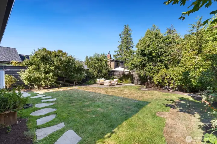 The FLAT yard is hard to come by in our hilly city! The FLAT yard is hard to come by in our hilly city!