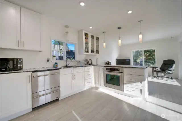 All new kitchen cabinets