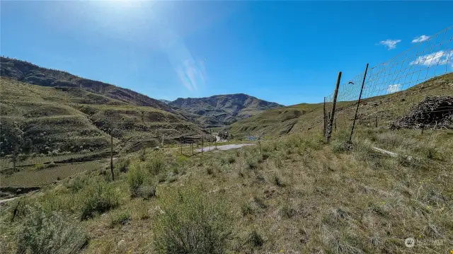 Looking West from South area of property.