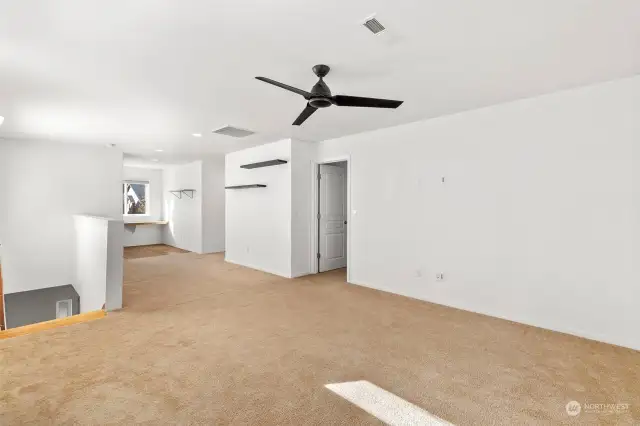 Huge bonus space upstairs