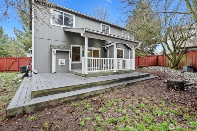 Room for garden, play and bbqs