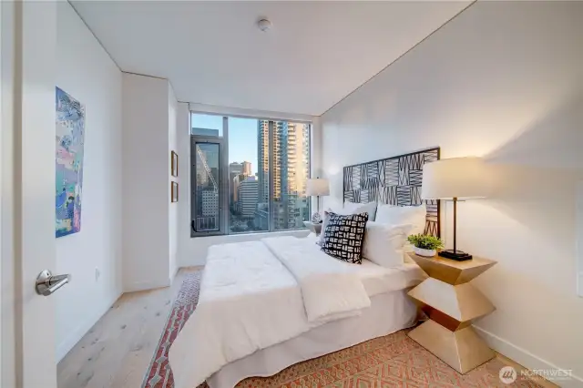 Spacious bedroom