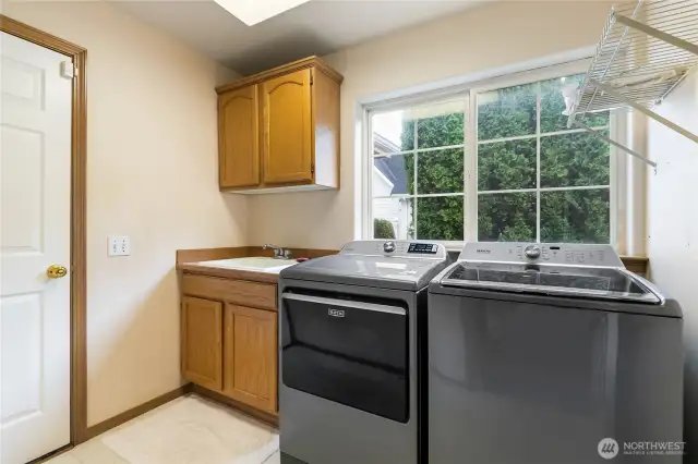 Laundry room from the garage
