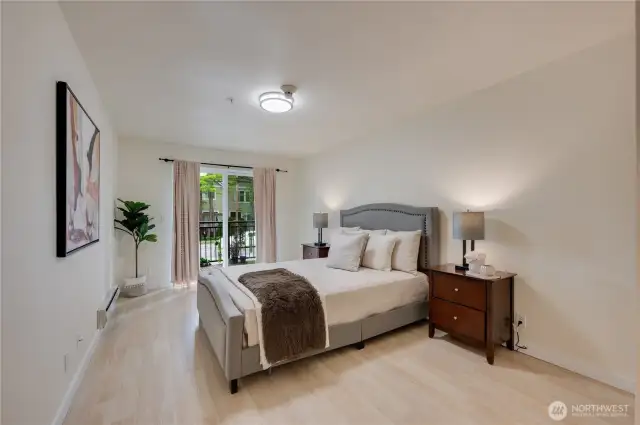Master Bedroom with Private second   Balcony