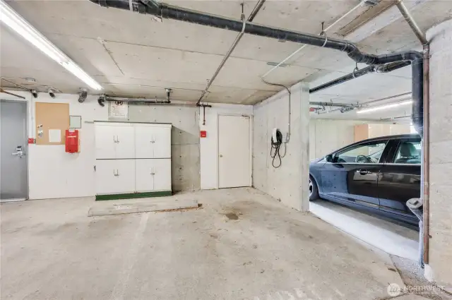 Dedicated parking with Tesla Wall charger
