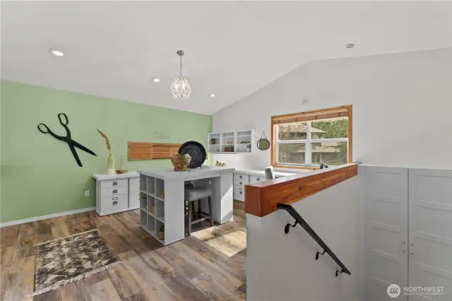 Creative Loft for Crafting, Home Schooling or Running a Business.