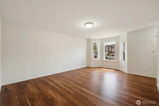 Bay Window To Front Of House In Bonus Room.