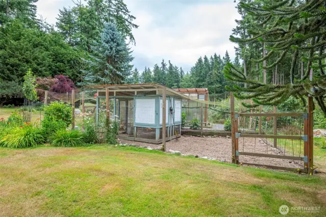 wonderful operational chicken coop.