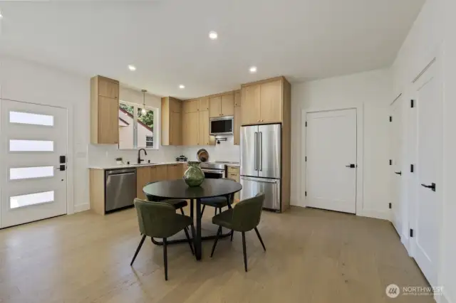 Kitchen and dinning open concept