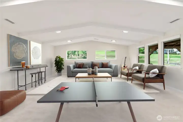 Huge bonus room/flex space or 6th bedroom perfect for Multi-generational living!
