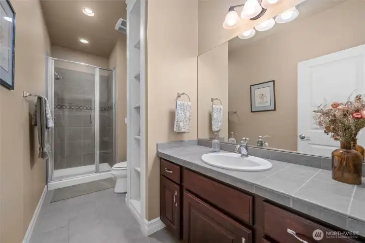 3/4 bath...