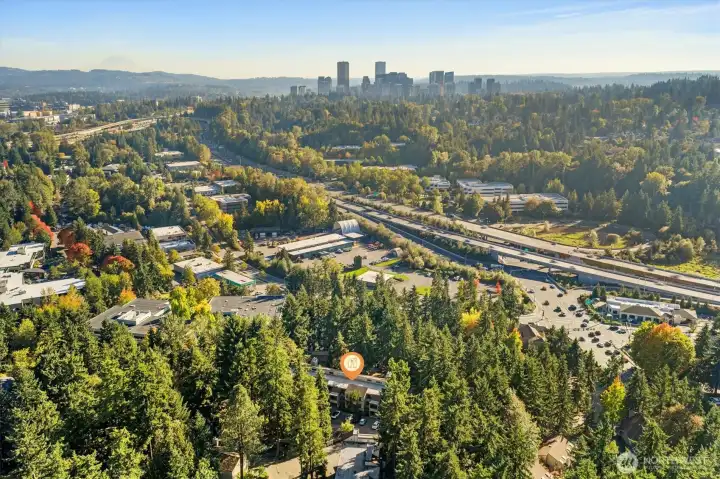Steps to Cross Kirkland Corridor Trail, easy access to 520, 405, & Park & Ride