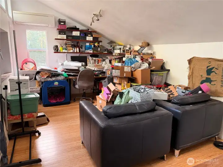 Spacious second-floor den