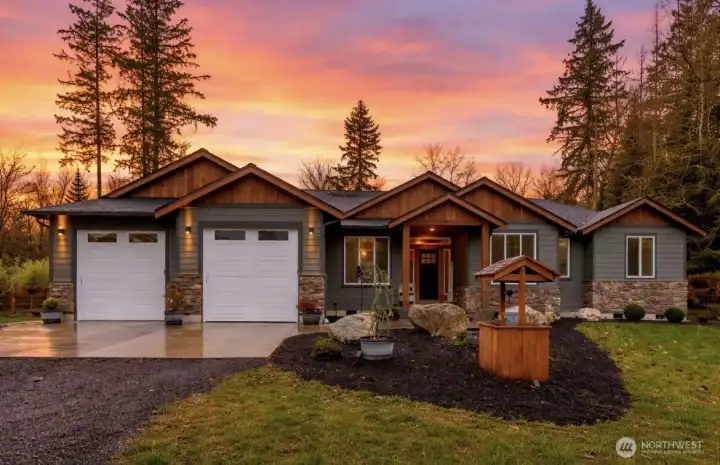 Custom Built Home w/3 car deep garage.