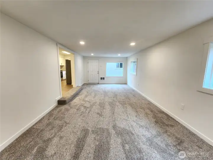 Access to the back patio