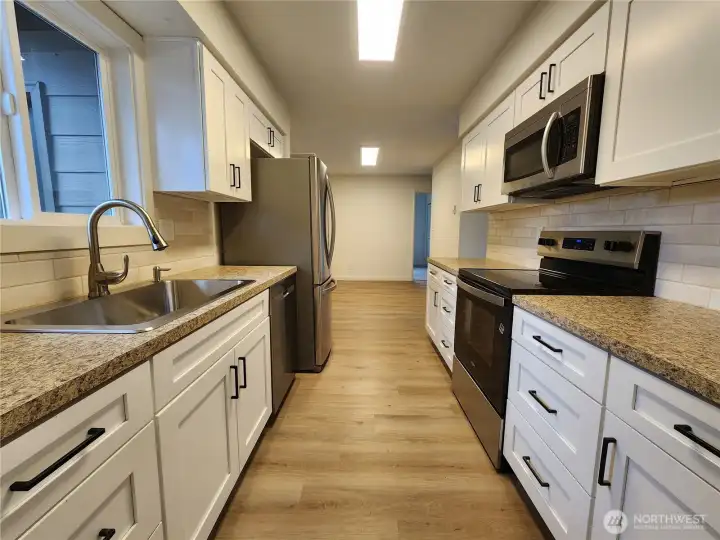 Kitchen with new appliances
