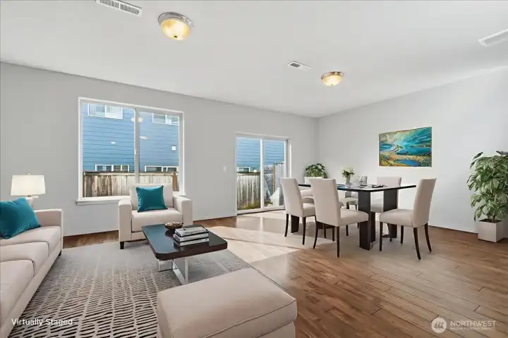 Great Room - Virtually Staged