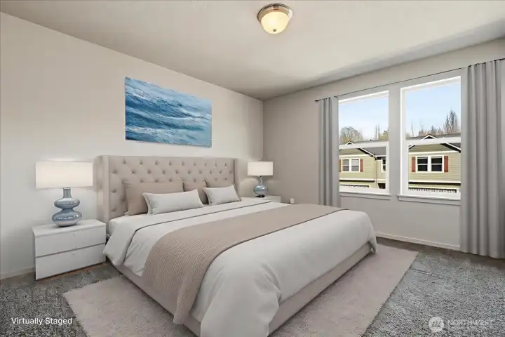 Bedroom - Virtually Staged