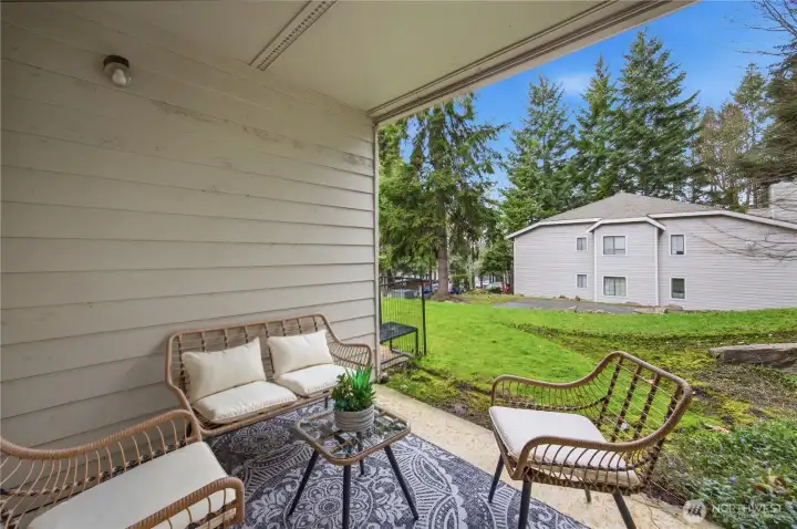 patio looking north