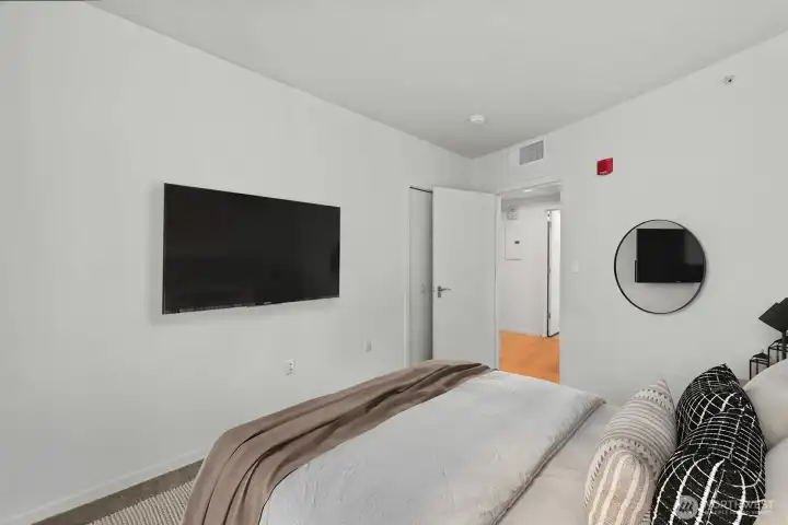 Second bedroom (virtually staged)